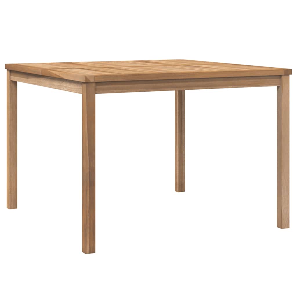 Vrtni blagovaonski stol 110 x 110 x 77 cm od masivne tikovine