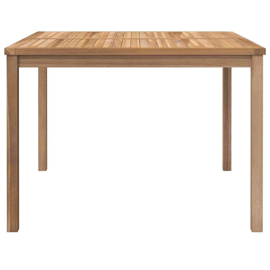 Vrtni blagovaonski stol 110 x 110 x 77 cm od masivne tikovine