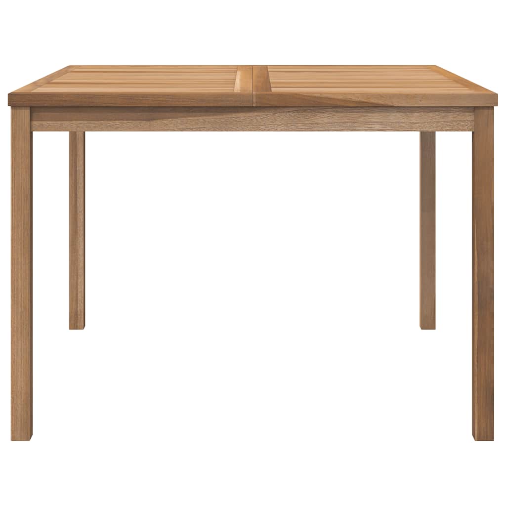 Vrtni blagovaonski stol 110 x 110 x 77 cm od masivne tikovine