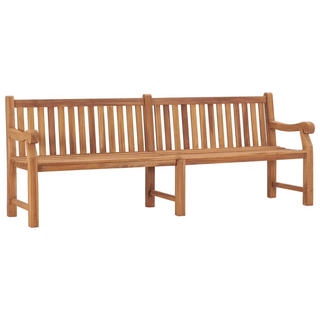 Vrtna klupa 228 cm od masivne tikovine