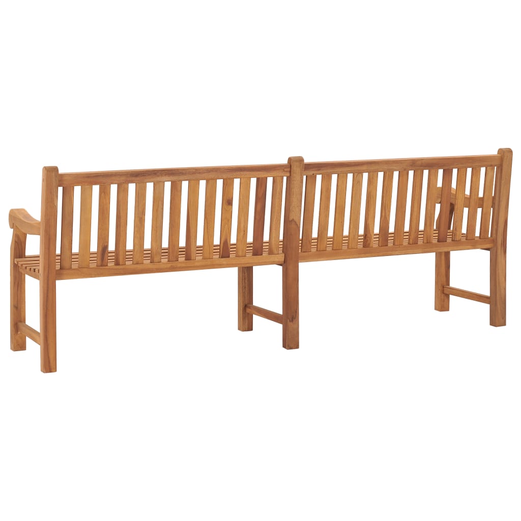 Vrtna klupa 228 cm od masivne tikovine