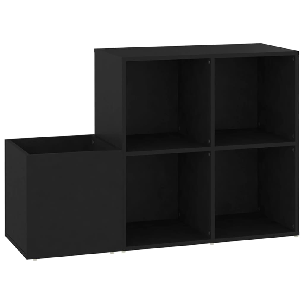 Ormarić za cipele crni 105 x 35,5 x 70 cm konstruirano drvo