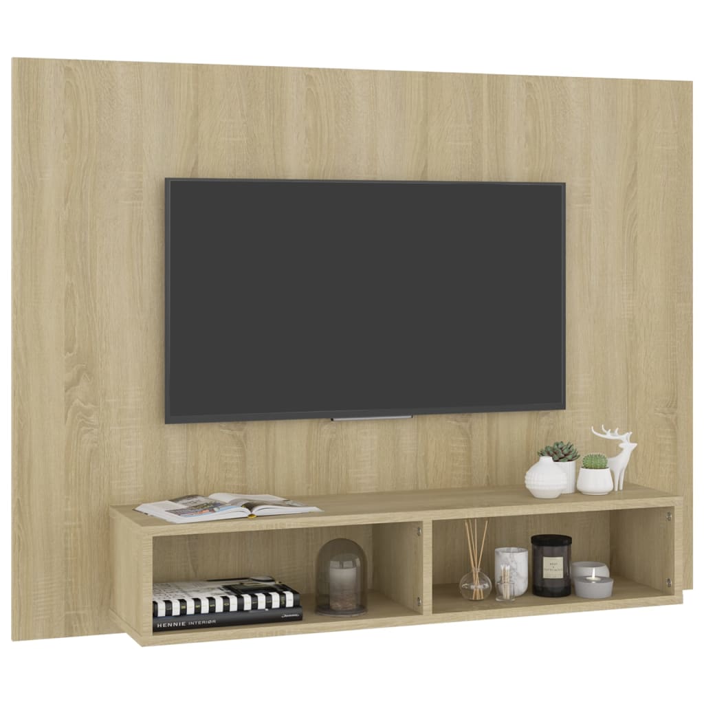 Zidni TV ormarić boja hrasta sonome 120 x 23,5 x 90 cm drveni