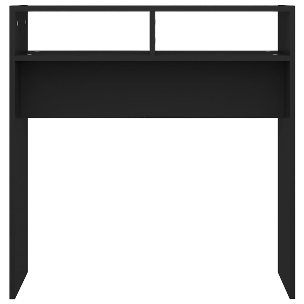 Konzolni stol crni 78 x 30 x 80 cm od konstruiranog drva