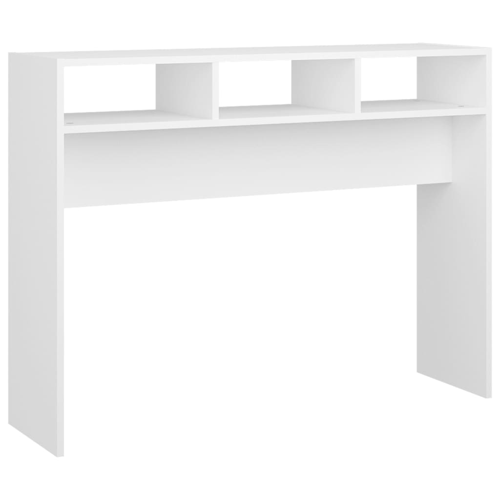 Konzolni stol bijeli 105 x 30 x 80 cm od konstruiranog drva