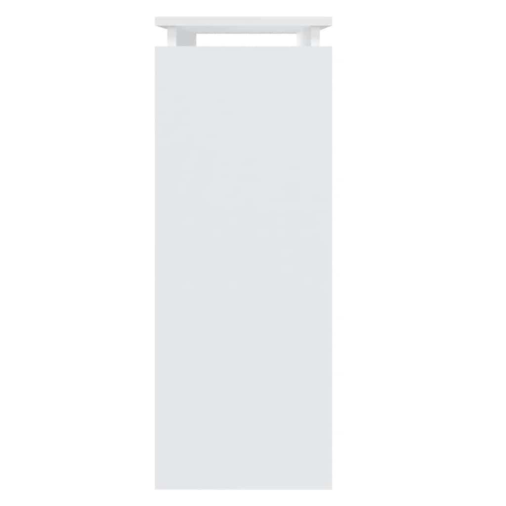 Konzolni stol bijeli 80 x 30 x 80 cm od konstruiranog drva