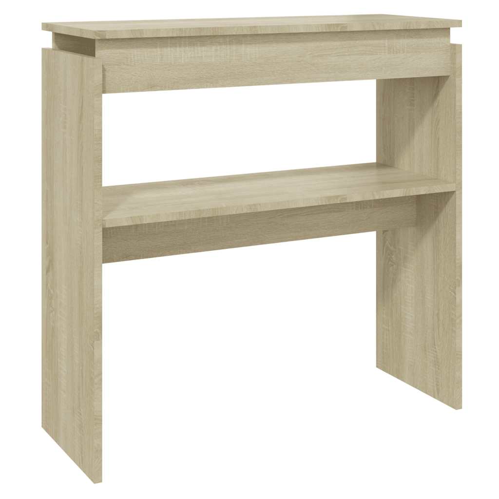 Konzolni stol boja hrasta sonome 80x30x80 cm konstruirano drvo