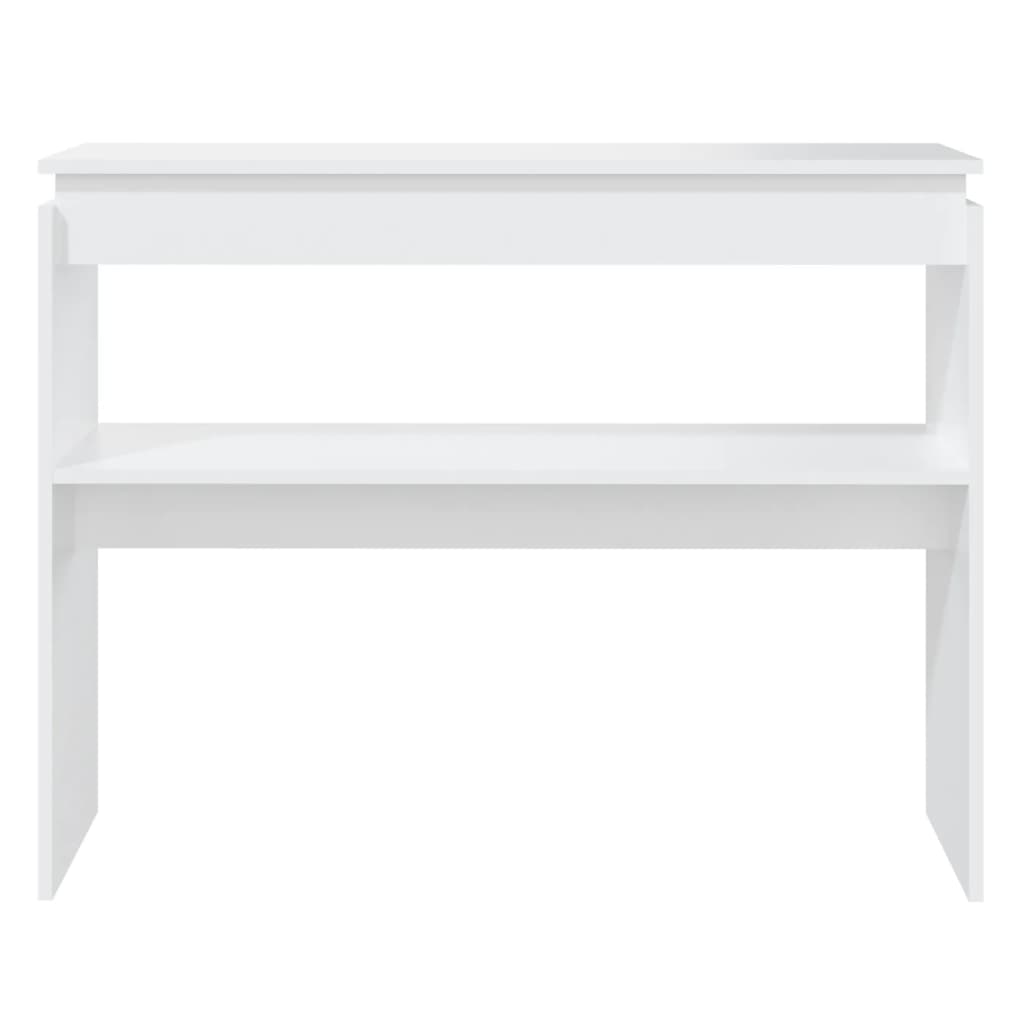 Konzolni stol bijeli 102 x 30 x 80 cm od konstruiranog drva