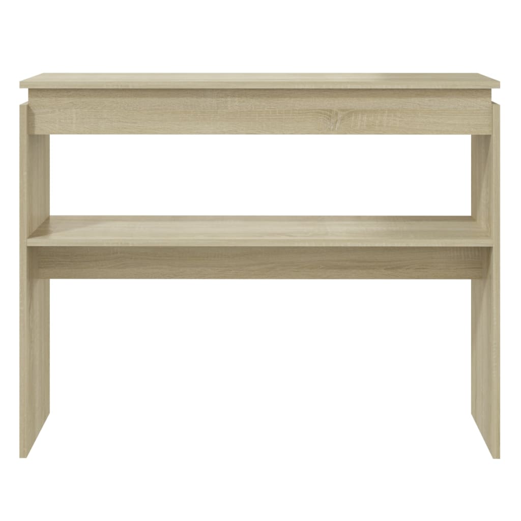 Konzolni stol boja hrasta sonome 102x30x80 cm konstruirano drvo