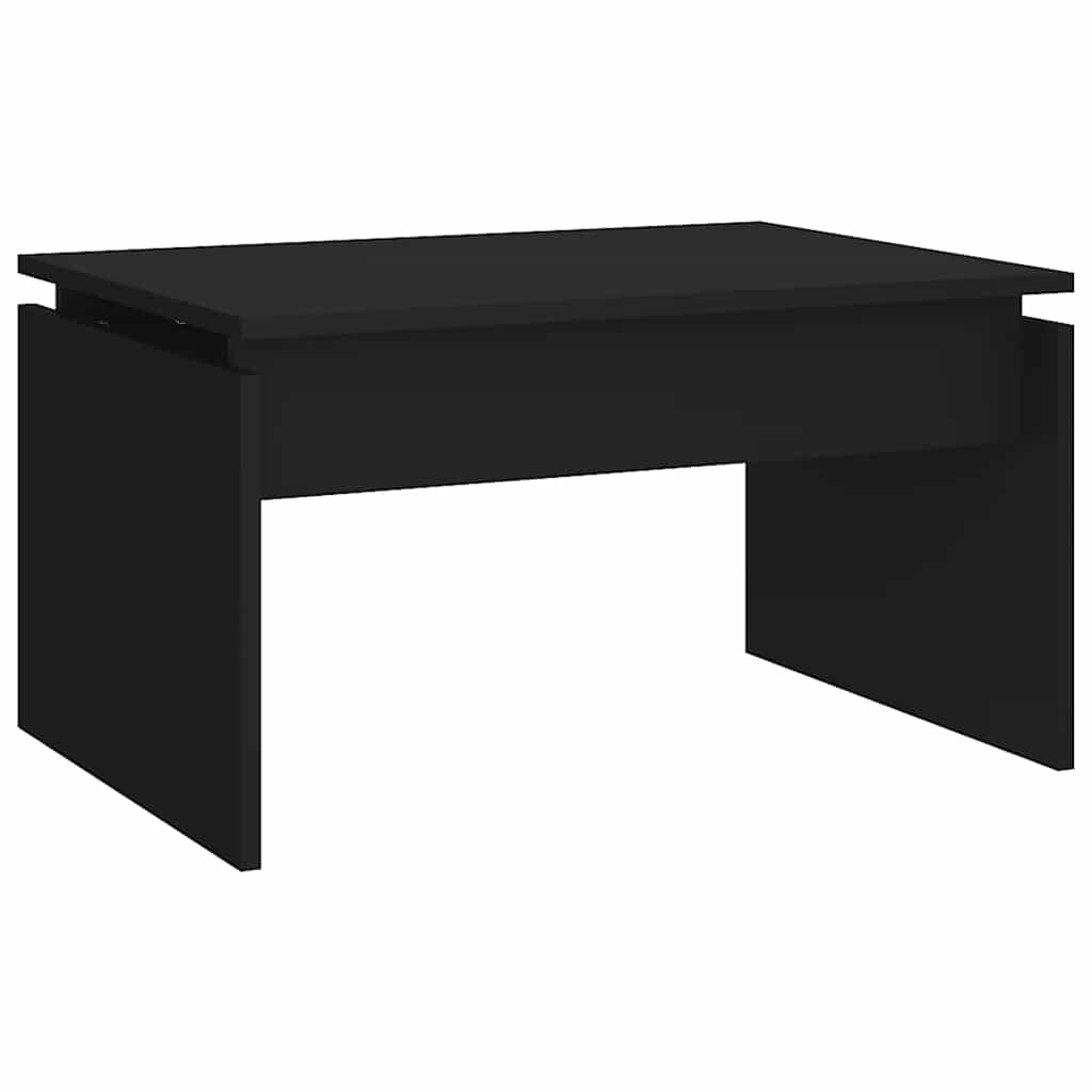 Stolić za kavu crni 68 x 50 x 38 cm od konstruiranog drva
