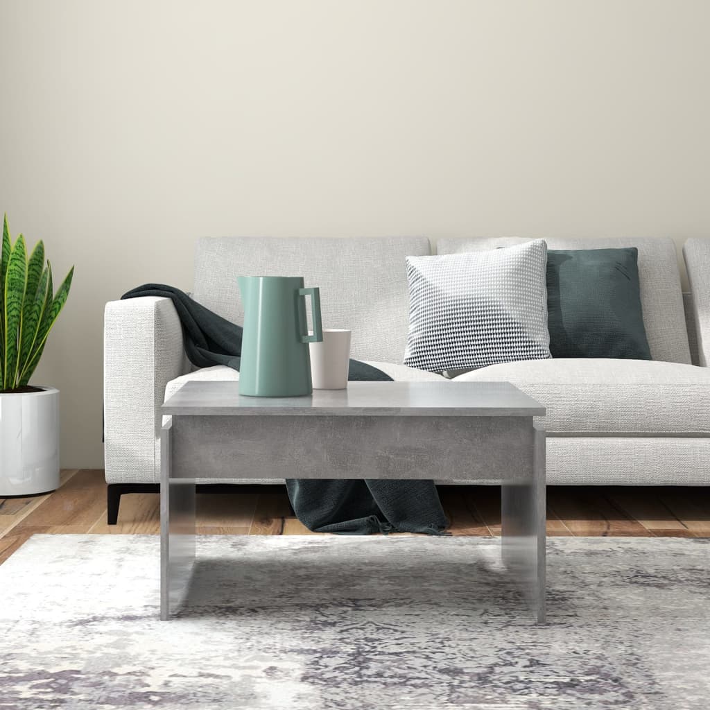 Stolić za kavu boja betona 68 x 50 x 38 cm konstruirano drvo