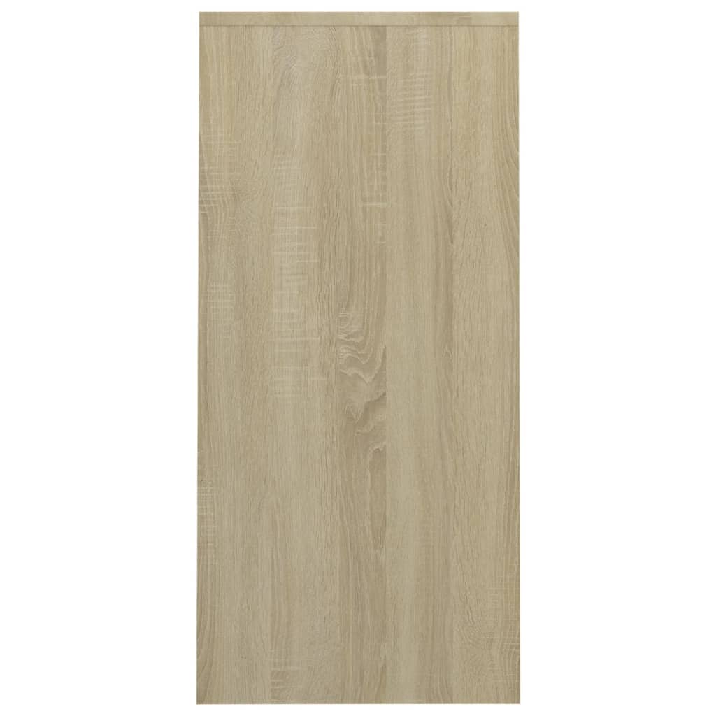 Stol za prijenosno računalo boja hrasta 102,5x35x75 cm drveni