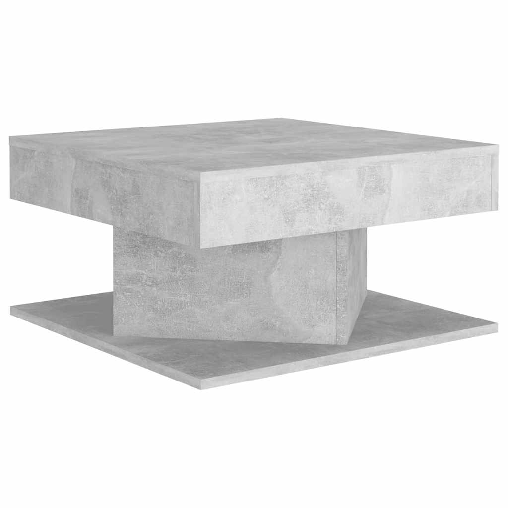 Stolić za kavu boja betona 57 x 57 x 30 cm konstruirano drvo