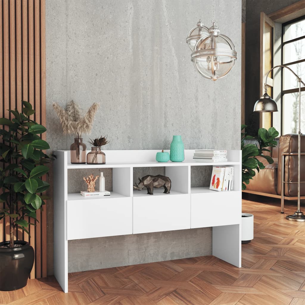 Komoda bijela 105 x 30 x 70 cm od konstruiranog drva