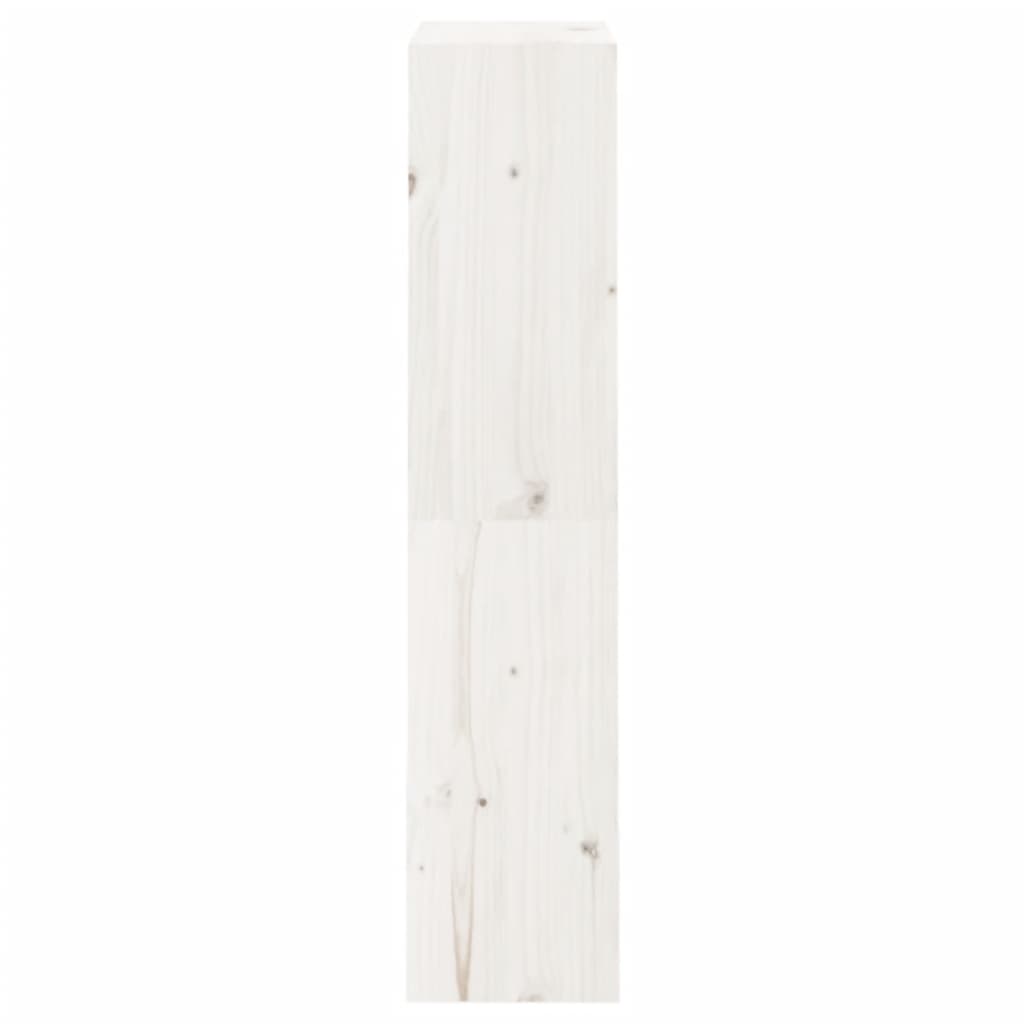 Ormarić za knjige / pregrada bijeli 60x30x135,5 cm od borovine