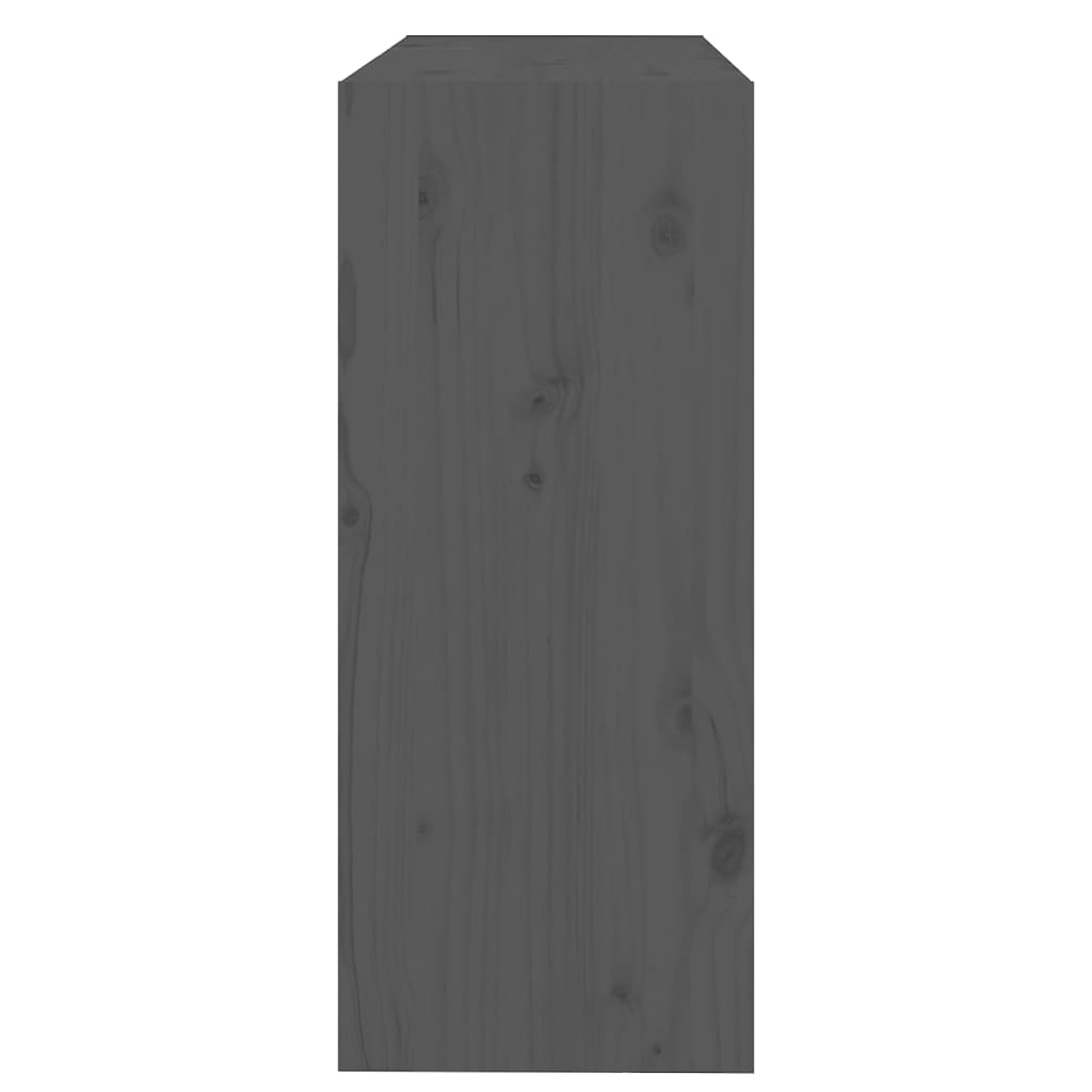 Ormarić za knjige / pregrada sivi 80x30x71,5 cm od borovine