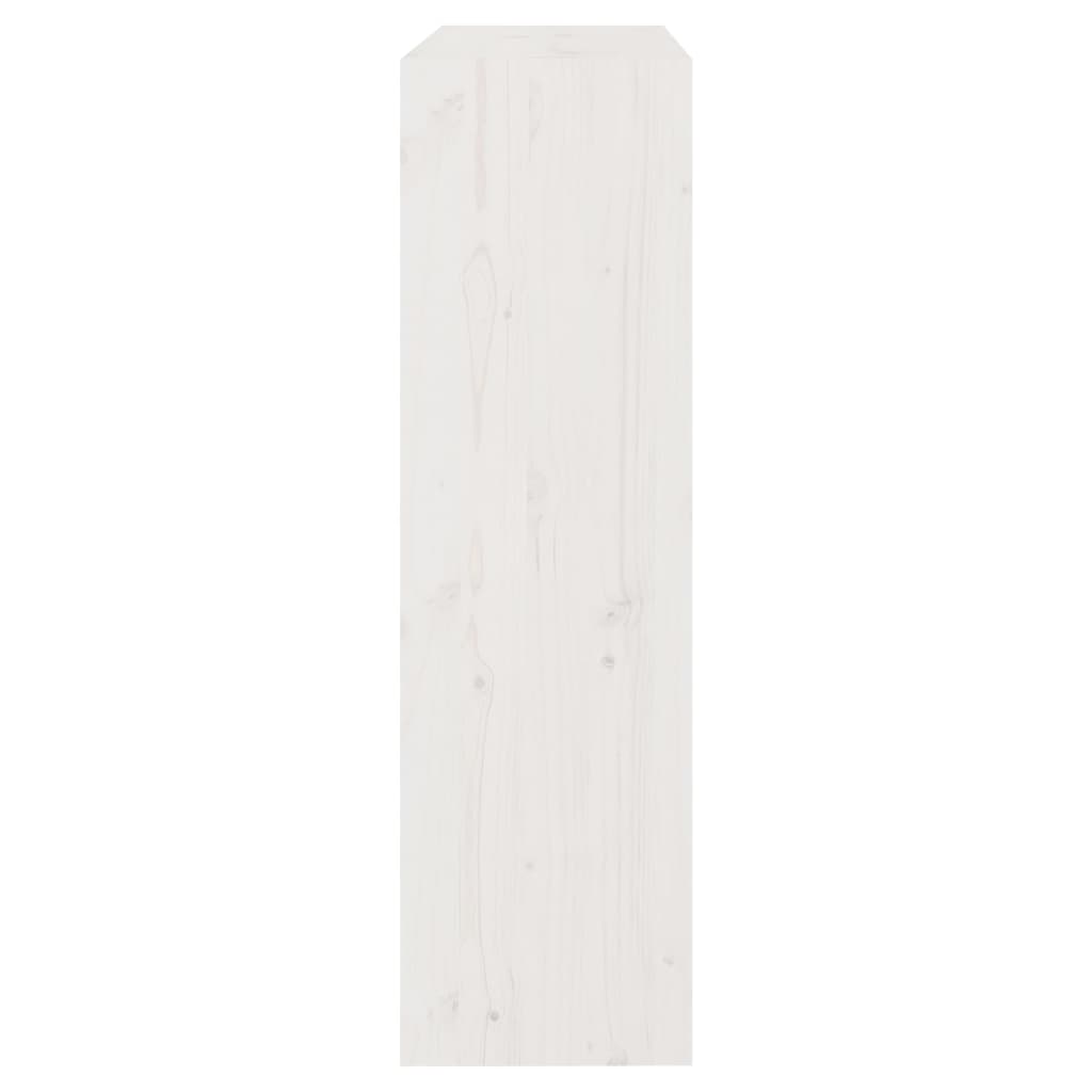 Ormarić za knjige / pregrada bijeli 80x30x103,5 cm od borovine