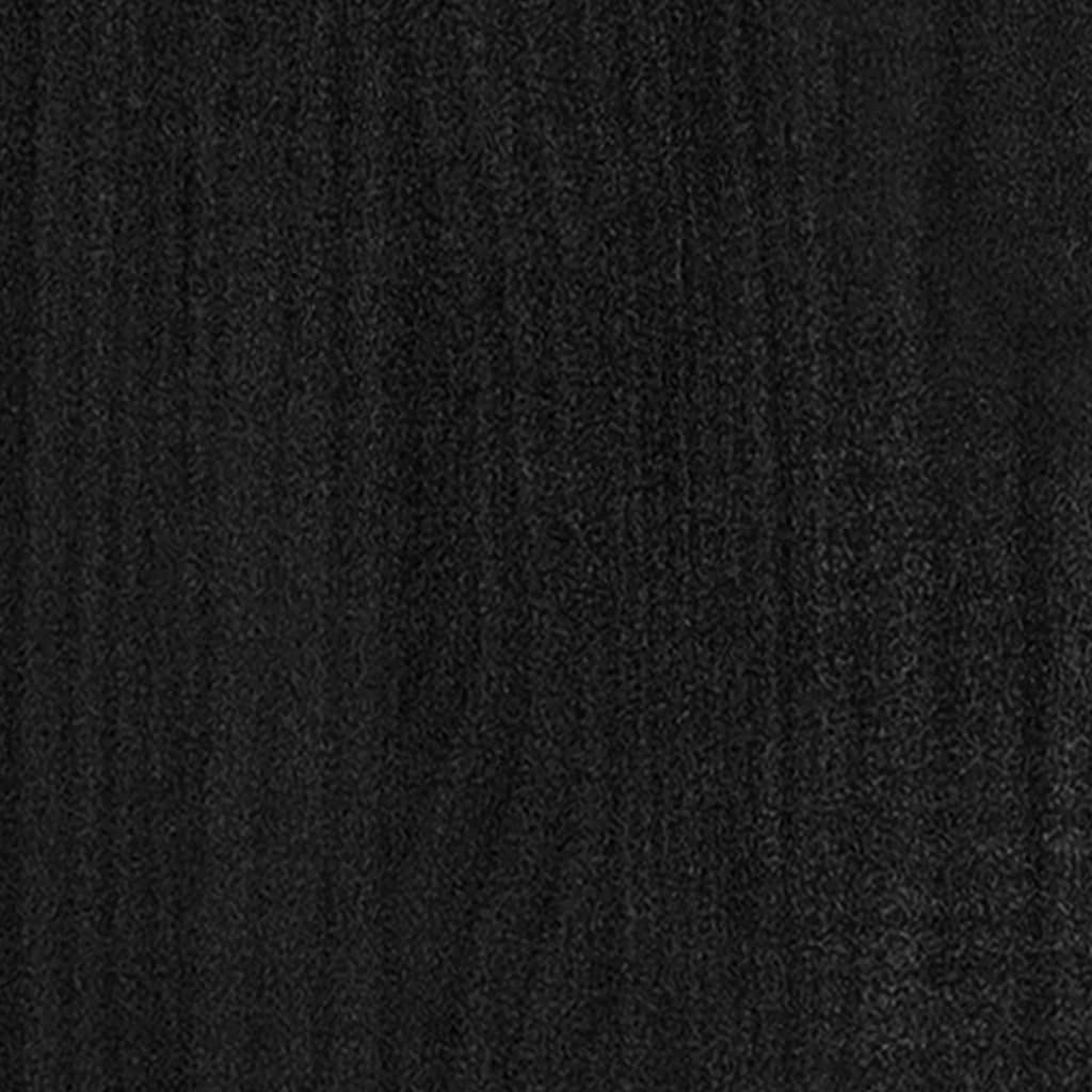 Ormarić za knjige / sobna pregrada crni 100x30x103 cm borovina