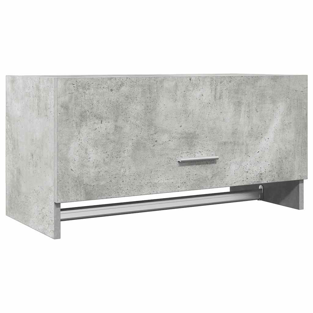 Ormar siva boja betona 70 x 32,5 x 35 cm konstruirano drvo