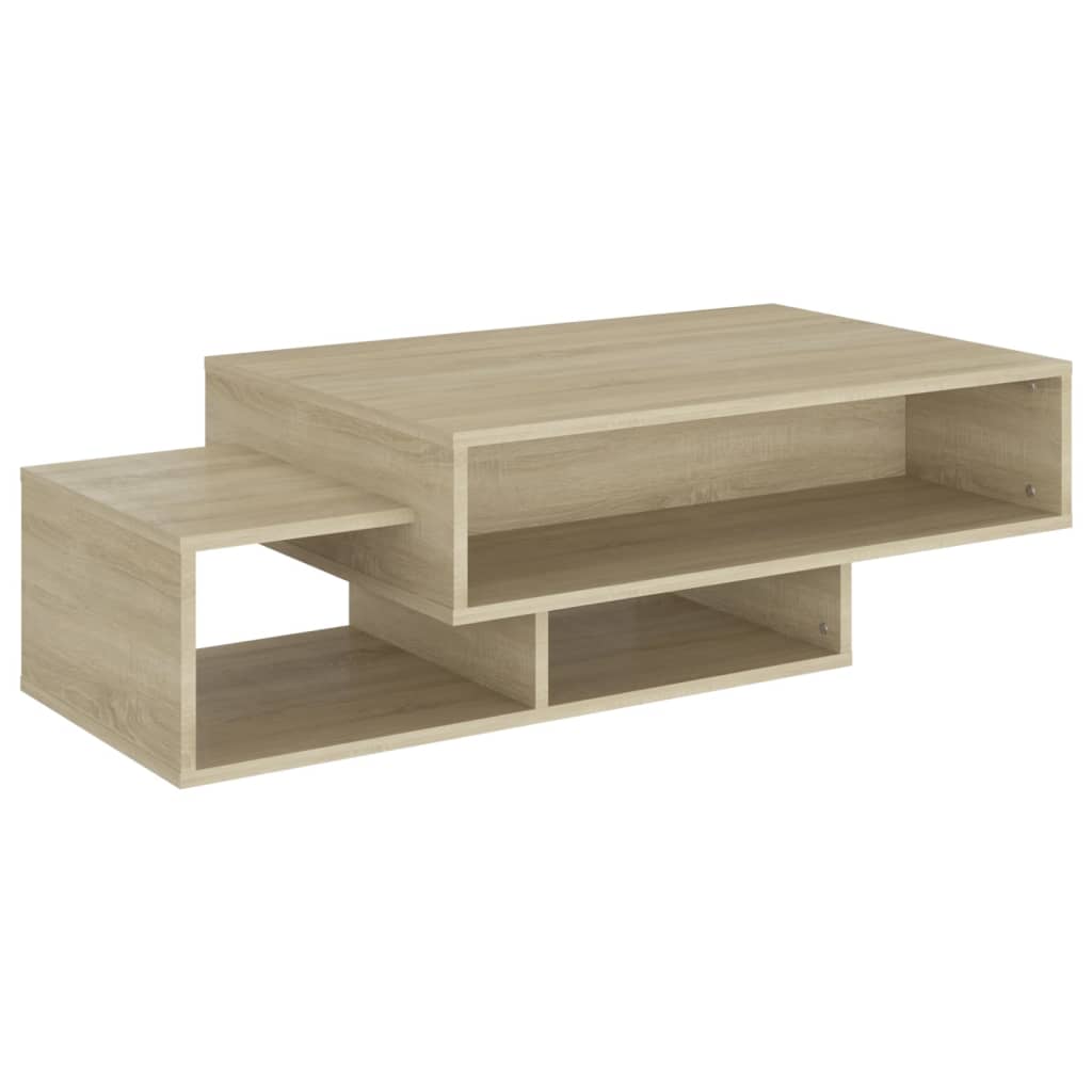 Stolić za kavu boja hrasta 105 x 55 x 32 cm konstruirano drvo
