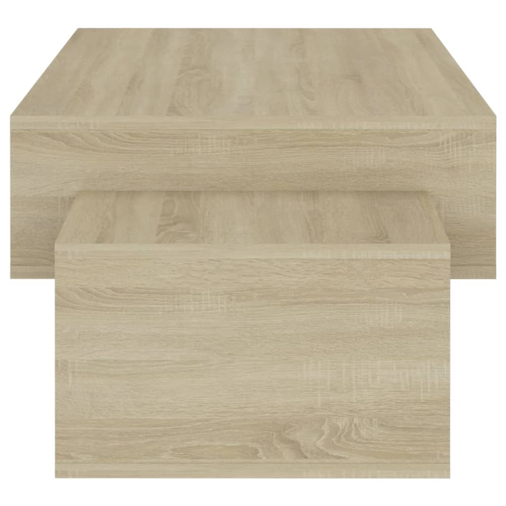 Stolić za kavu boja hrasta 105 x 55 x 32 cm konstruirano drvo