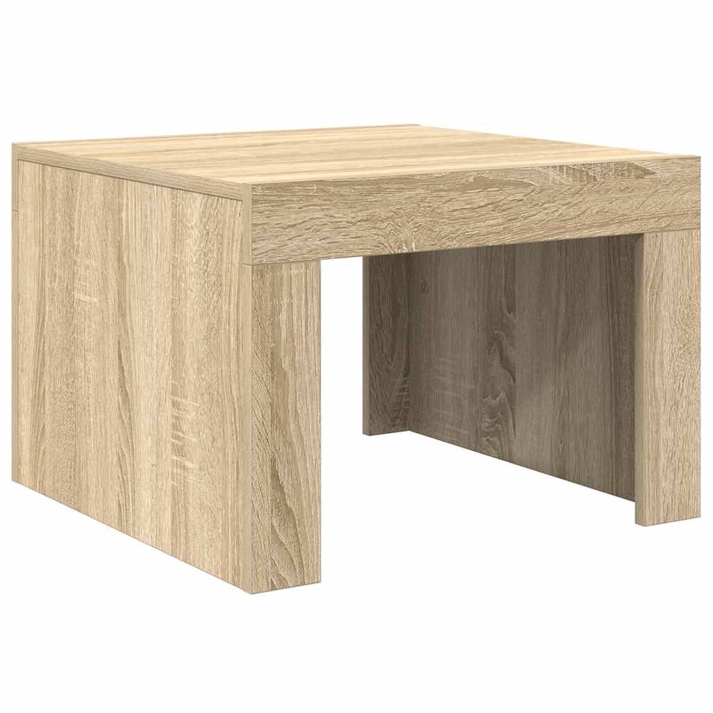 Stolić za kavu boja hrasta 50x50x35 cm konstruirano drvo