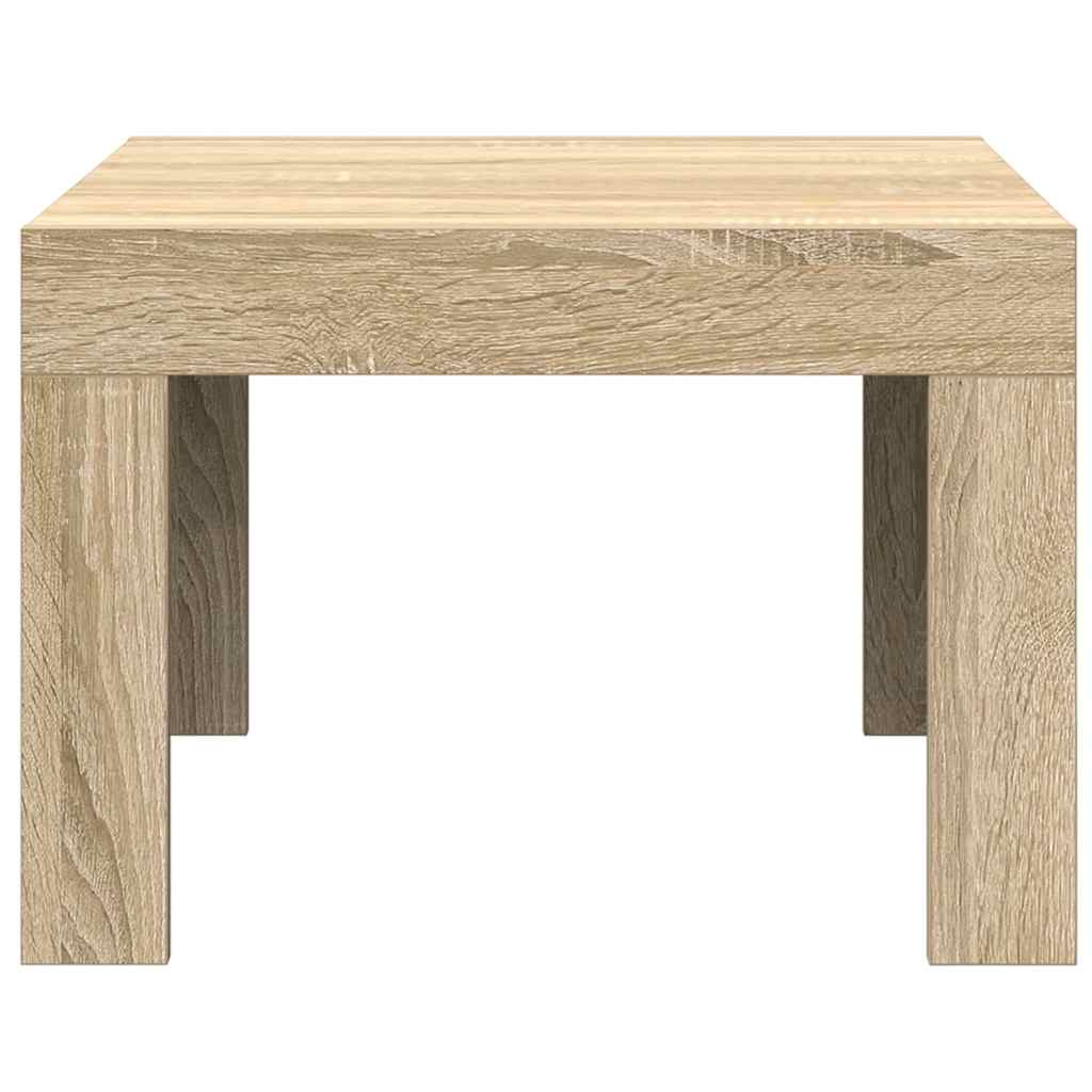 Stolić za kavu boja hrasta 50x50x35 cm konstruirano drvo