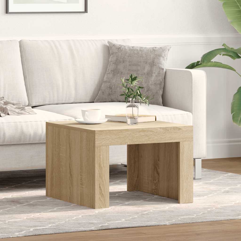 Stolić za kavu boja hrasta 50x50x35 cm konstruirano drvo