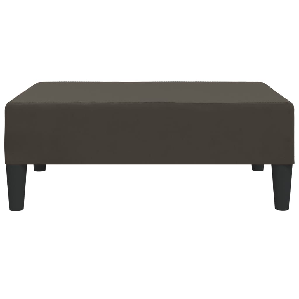 Oslonac za noge tamnosivi 78 x 56 x 32 cm baršunasti