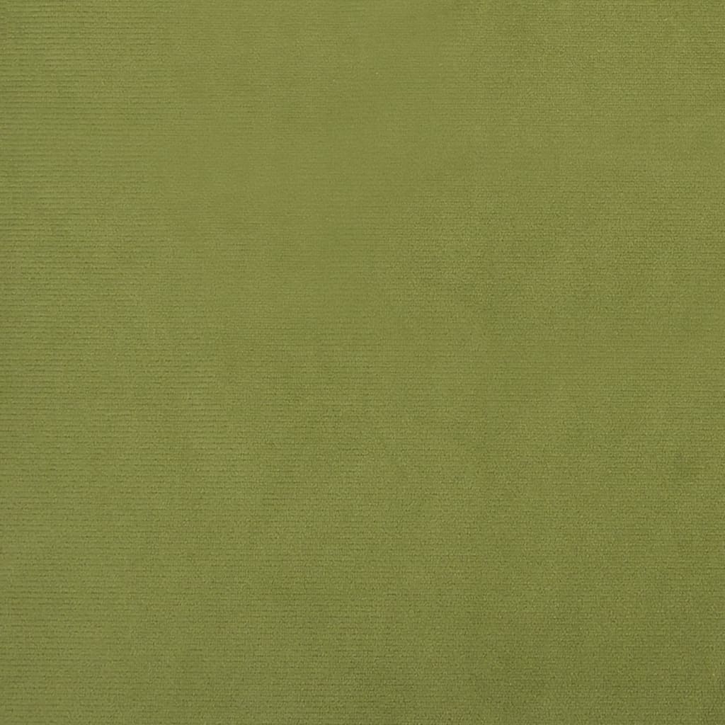 Tabure svjetlozeleni 78 x 56 x 32 cm baršunasti