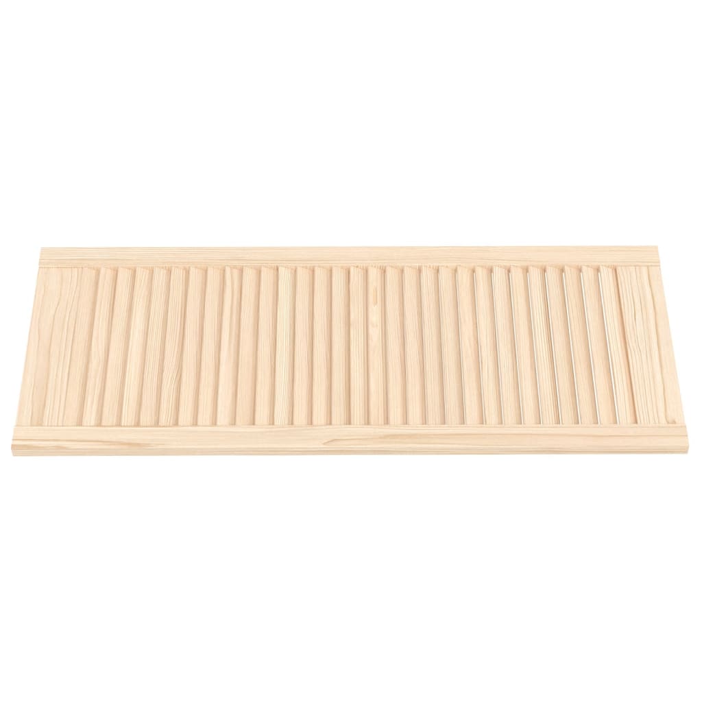 Vrata za ormarić rešetkasti dizajn 2 kom 99,3x39,4 cm borovina