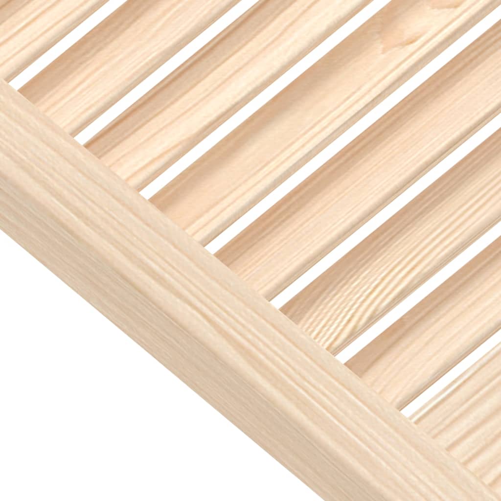 Vrata za ormarić rešetkasti dizajn 4 kom 99,3x39,4 cm borovina