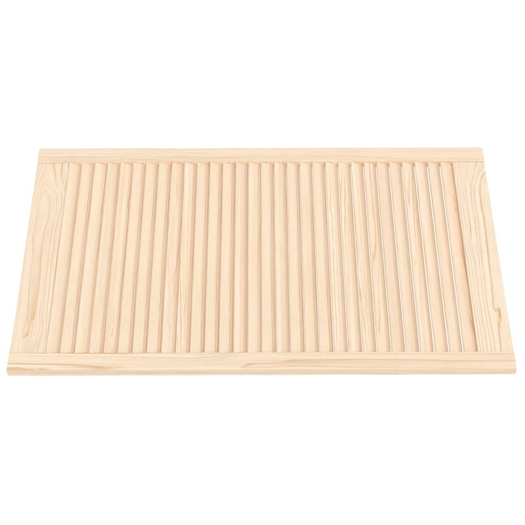 Vrata za ormarić rešetkasti dizajn 2 kom 99,3x59,4 cm borovina
