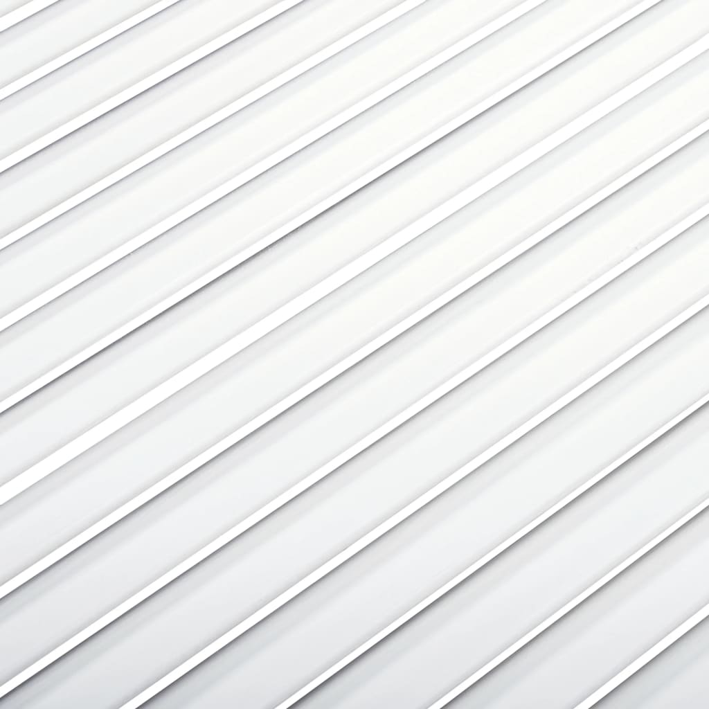 Vrata za ormarić rešetkasta 4 kom bijela 99,3x39,4 cm borovina