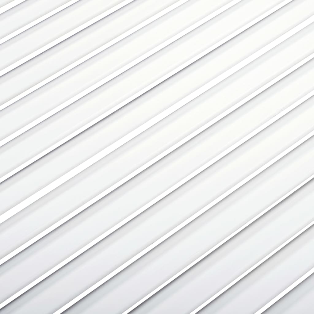 Vrata za ormarić rešetkasta 2 kom bijela 99,3x59,4 cm borovina