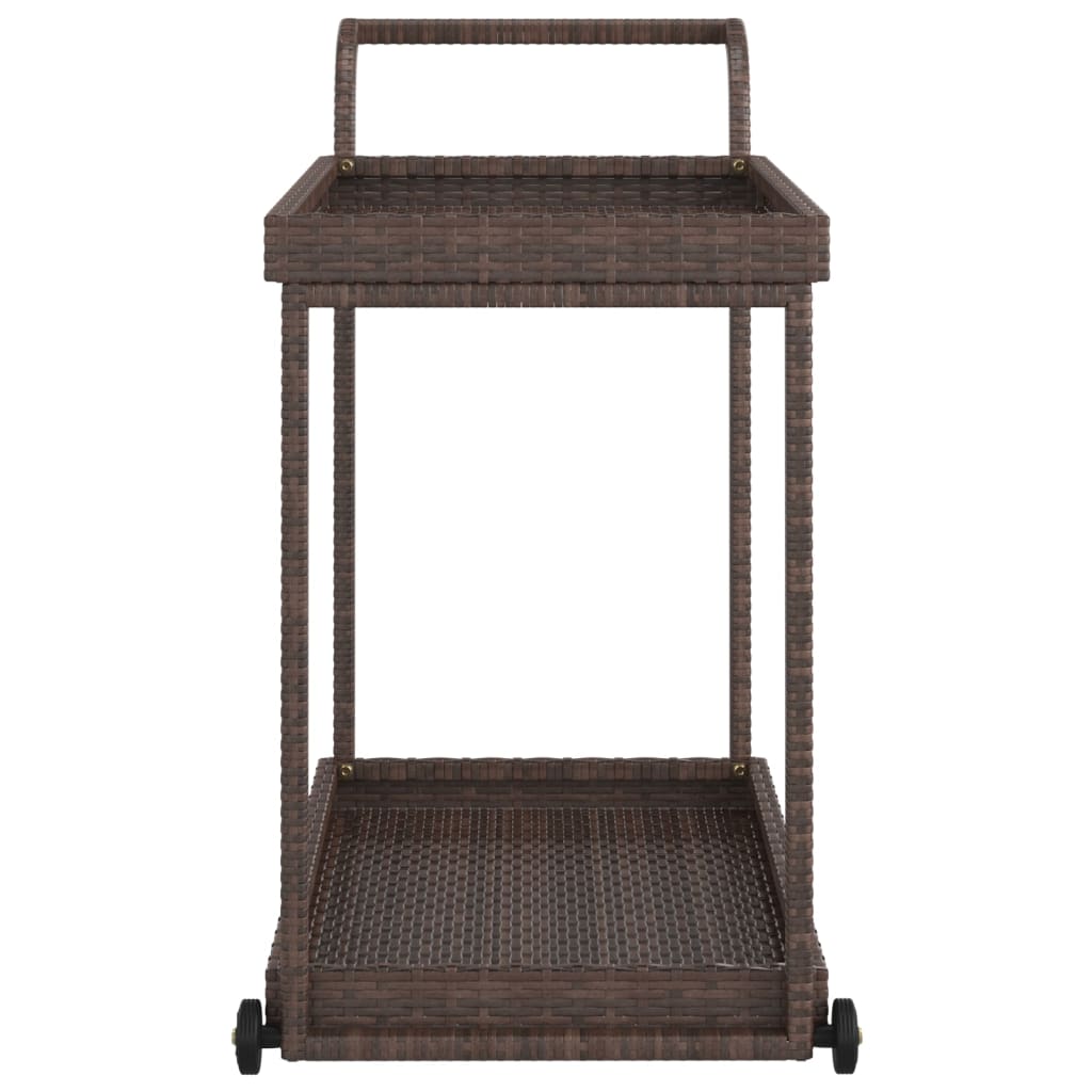 Barska kolica smeđa 100 x 45 x 83 cm od poliratana
