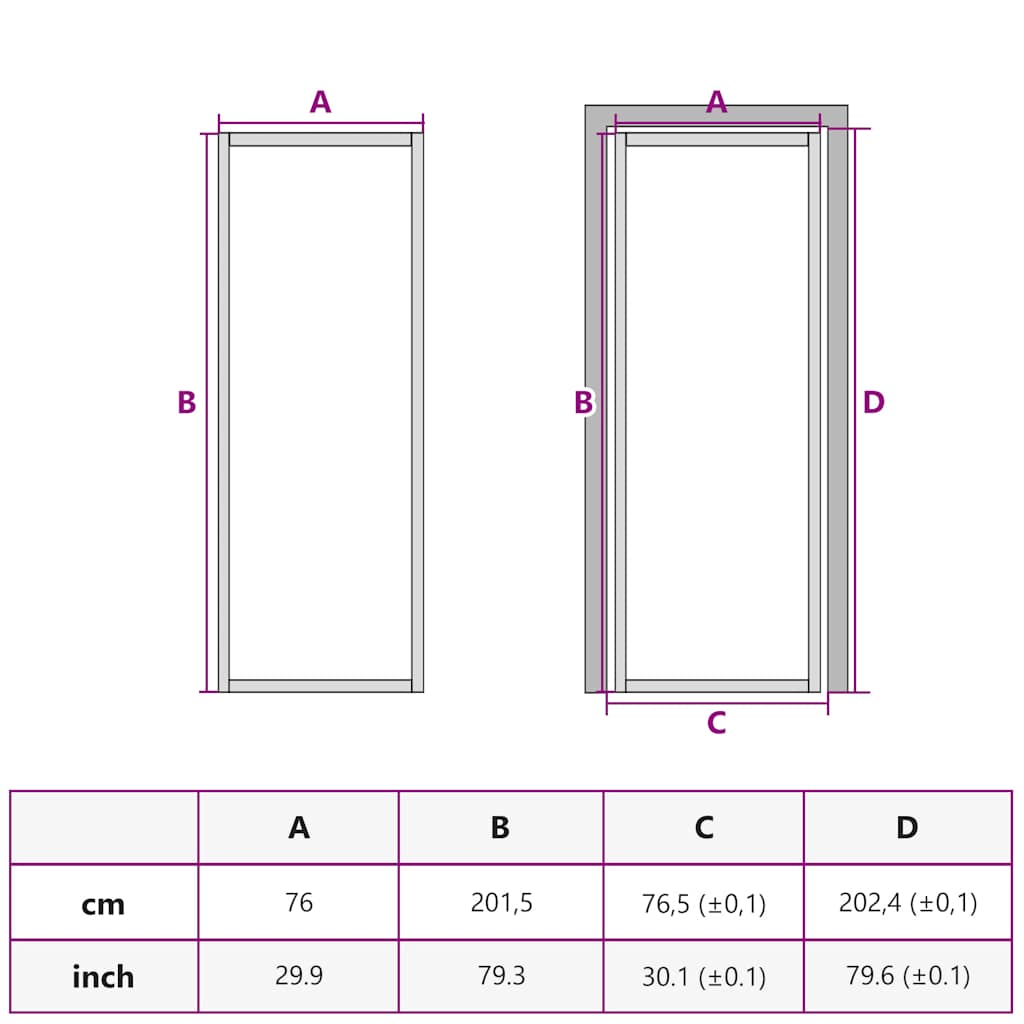 Sobna vrata od stakla ESG i aluminija 76 x 201,5 cm crna
