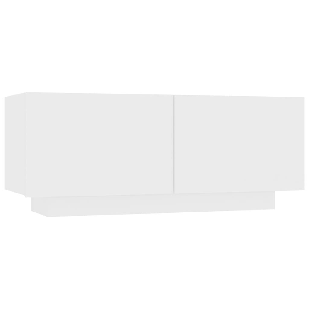 Noćni ormarić bijeli 100 x 35 x 40 cm od konstruiranog drva