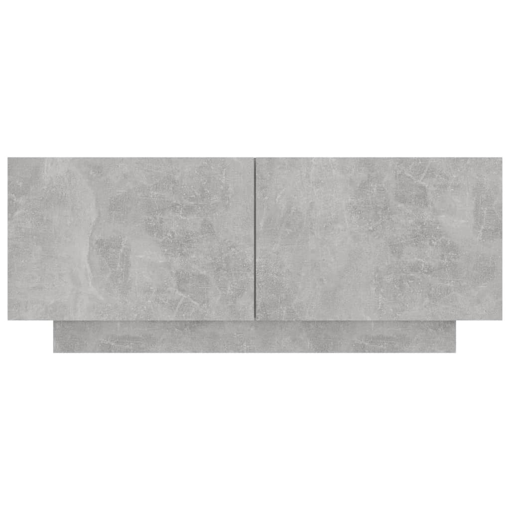 Noćni ormarić boja betona 100 x 35 x 40 cm konstruirano drvo