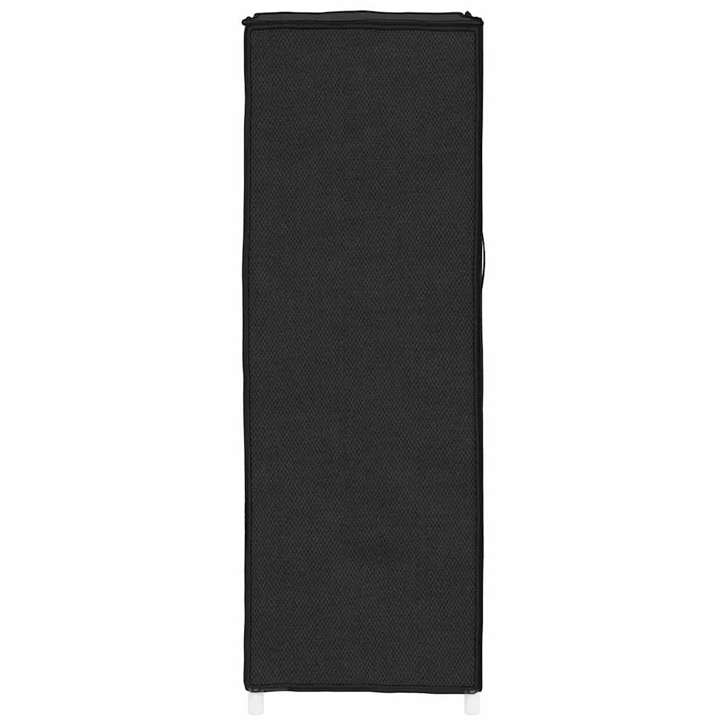 Ormarić za cipele crni 60 x 28 x 90 cm od tkanine
