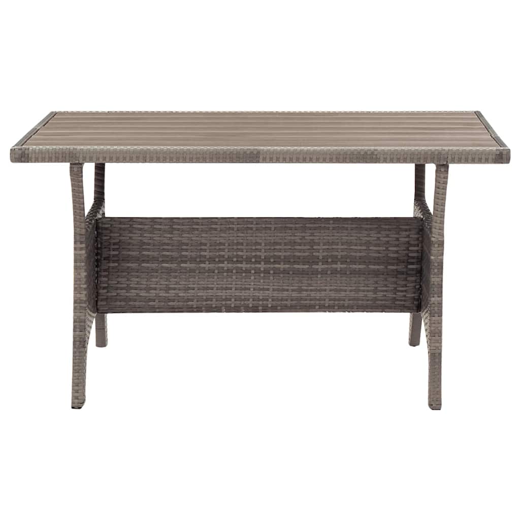 Vrtni stol sivi 120 x 70 x 66 cm od poliratana