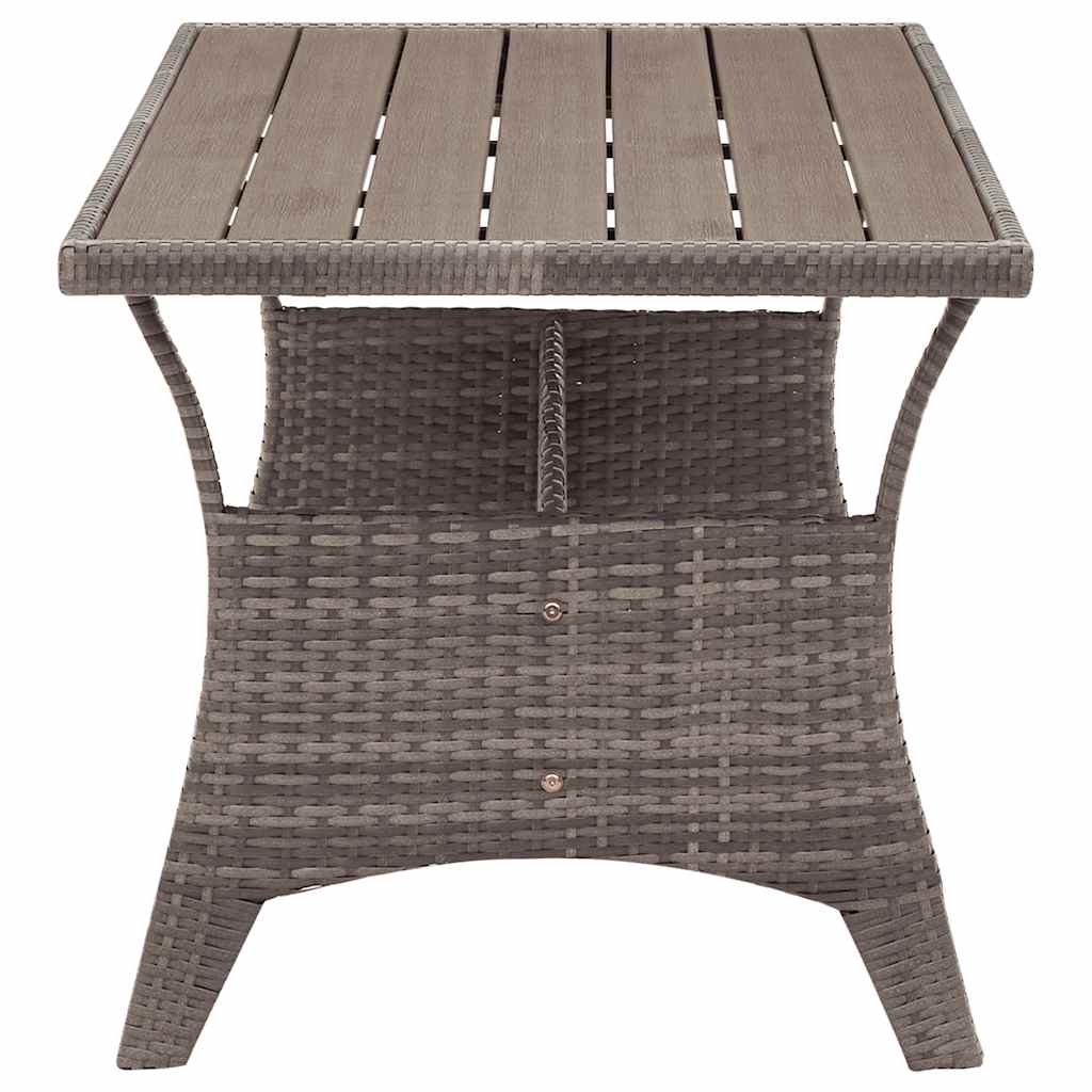 Vrtni stol sivi 120 x 70 x 66 cm od poliratana