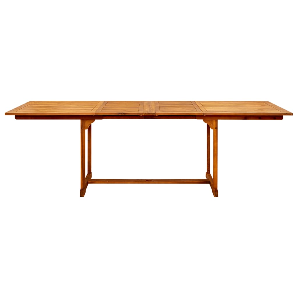Vrtni blagovaonski stol (160 - 240)x100x75 cm od drva bagrema