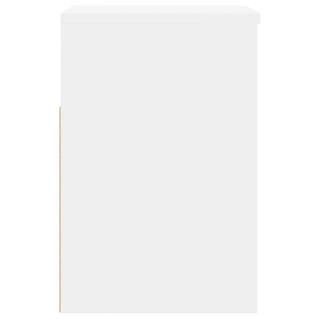 Klupa za cipele bijela 60 x 30 x 45 cm od konstruiranog drva