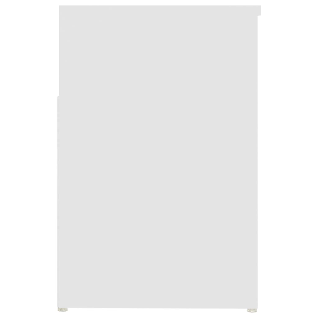 Klupa za cipele bijela 80 x 30 x 45 cm od konstruiranog drva