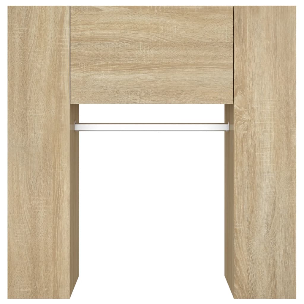 Ormarić za hodnik boja hrasta 97,5x37x99 cm konstruirano drvo