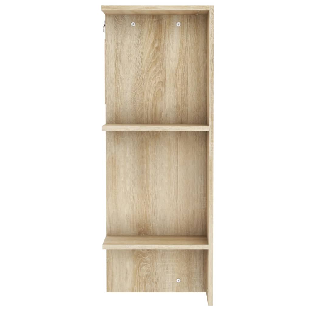 Ormarić za hodnik boja hrasta 97,5x37x99 cm konstruirano drvo