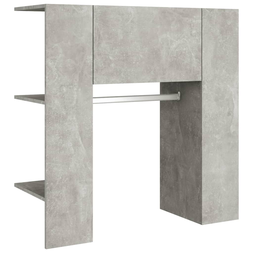 Ormarić za hodnik boja betona 97,5x37x99 cm konstruirano drvo