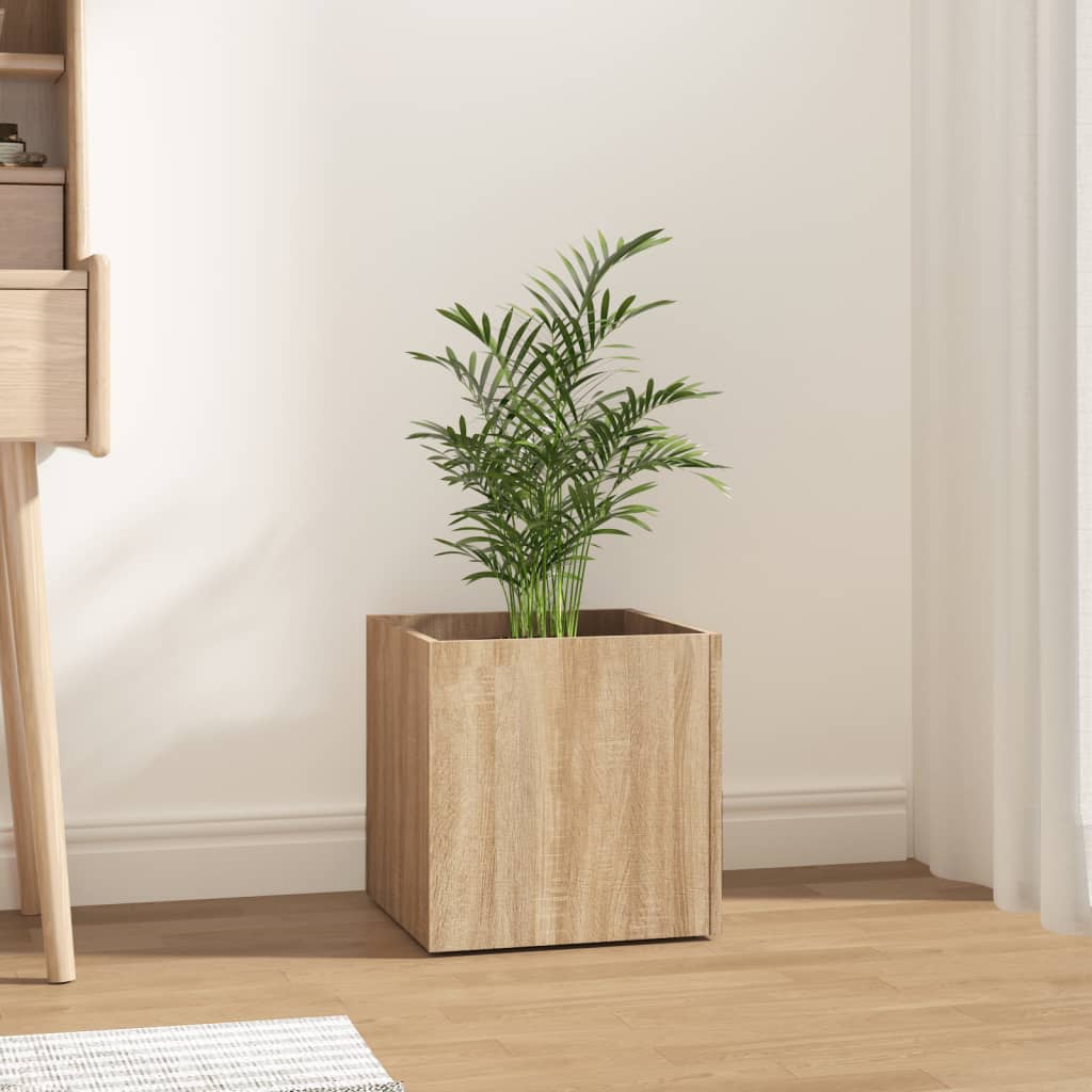 Sadilica boja hrast sonome 40 x 40 x 40 cm konstruirano drvo