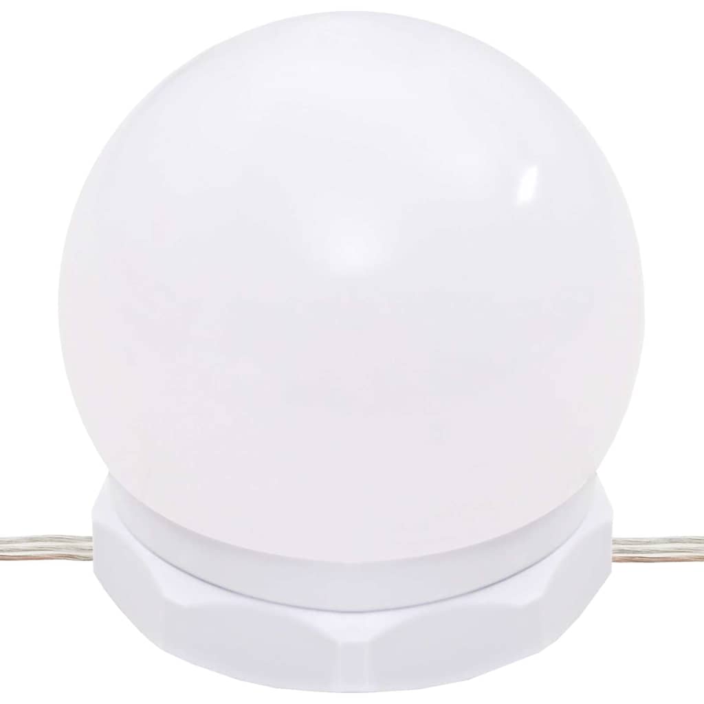 Toaletni stolić s LED svjetlima boja betona 74,5 x 40 x 141 cm